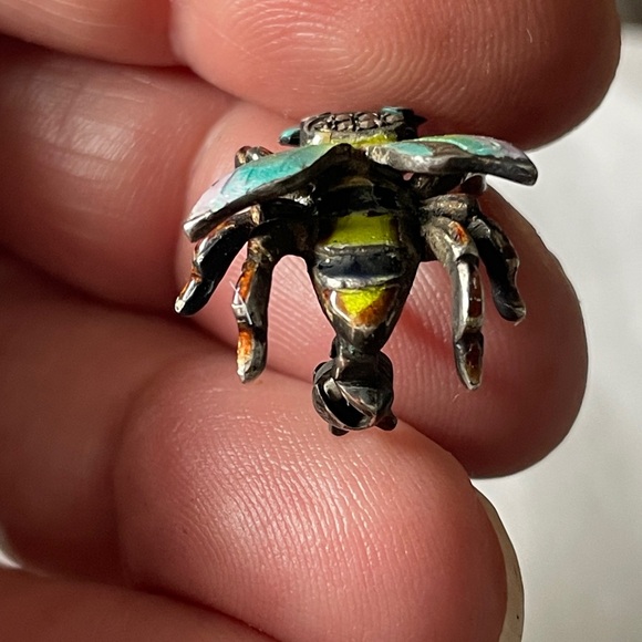 GERMANY STERLING SILVER ALICE CAVINESS BEE BROOCH/PIN - Picture 3 of 4